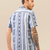 Blue solid handloom cotton shirt