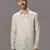 Beige pure linen shirt