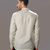 Beige pure linen shirt
