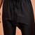 Men black viscose pyjama - solid pattern drawstring elastic waist festive ethnic wear