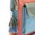 Anekaant Hue Blue & Pastel Multi Cotton Canvas Colourblocked Sling Bag