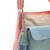 Anekaant Hue Cream & Pastel Multi Cotton Canvas Colourblocked Sling Bag