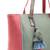 Anekaant Hue Sage Green & Pastel Multi Cotton Canvas Colourblocked Tote Bag