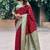 red color elegant soft silk blend saree