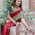 red color elegant soft silk blend saree