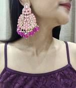 Rumaisa Pink Earrings