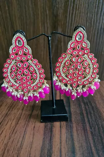 Rumaisa Pink Earrings
