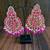 Rumaisa Pink Earrings