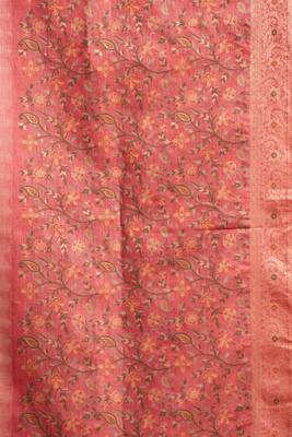 elegant premium spun cotton saree with rich pallu & zari jhallar 5