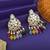Multi color kundan earrings