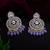 Light purple color kundan earrings