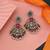 Multi color kundan earrings