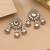 Gold color kundan earrings