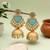 Rama green color amrapali earrings
