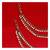 Dazzling 2 string white pearl gold plated set of 2 brass ear-chain (kaanchain) for women and girls