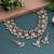 White color kundan necklace set