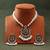 Multi color kundan necklace set