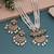 White color kundan necklace set