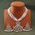 White color kundan necklace set