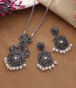 Rani color oxidised necklace set