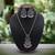 Green color oxidised necklace set