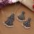 Pink color oxidised necklace set