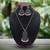 Green color oxidised necklace set