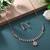 White color stone necklace set