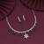 Brown color stone necklace set