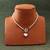 White color fashion necklace