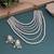 White color puwai necklace set