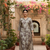 Women’s grey floral printed cotton kurta set with pants | elegant ethnic wear for office & festive