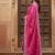 Rani pink cotton embroidered kurta pant dupatta set for women