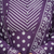 Purple cotton polka dot printed kurta pant dupatta set for women