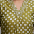 Women’s olive green polka dot printed cotton kurta set | modern ethnic outfit for daily wear