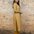 Women’s yellow polka dot printed cotton kurta with pants | classic cotton ethnic wear for women
