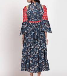 Sanganeri halter neck dress