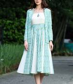 Jade ikat dress