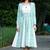 Jade ikat dress