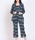 Black ikat jacket