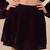 Witchy violet  velvet skirt