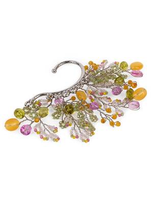 Colourful haldi mehendi wedding jewelry earcuff 4