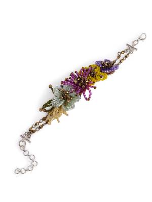 Colourful crystal adjustable bracelet for wedding 4