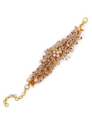 Fresh water pearl floral bracelet 4