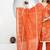 Orange Floral Printed Round Neck Pure Cotton Kurta With Trouser & Dupatta