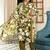 Aaysa floral printed green round neck pure cotton kurta with trouser & dupatta