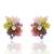 Colourful stone studs indian wedding jewelry