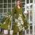 Green Floral Printed Round Neck Pure Cotton Kurta With Trouser & Dupatta