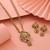 Rani color matte gold necklace set