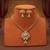 Rani color matte gold necklace set
